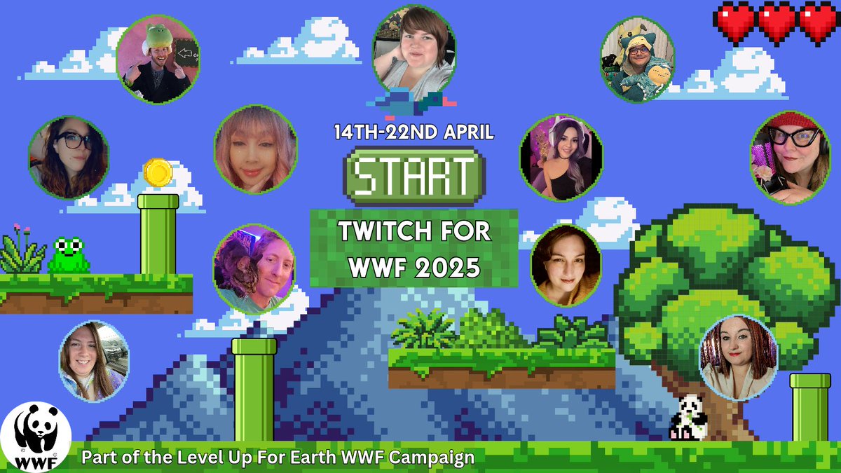 TimeSimer's tweet image. I am super excited to be part of another awesome team of people raising money for @WWF_streamers once again!!! Massive thanks to the awesome streamers joining us to hopefully raise some money and some chaos lol #wwf #charity
