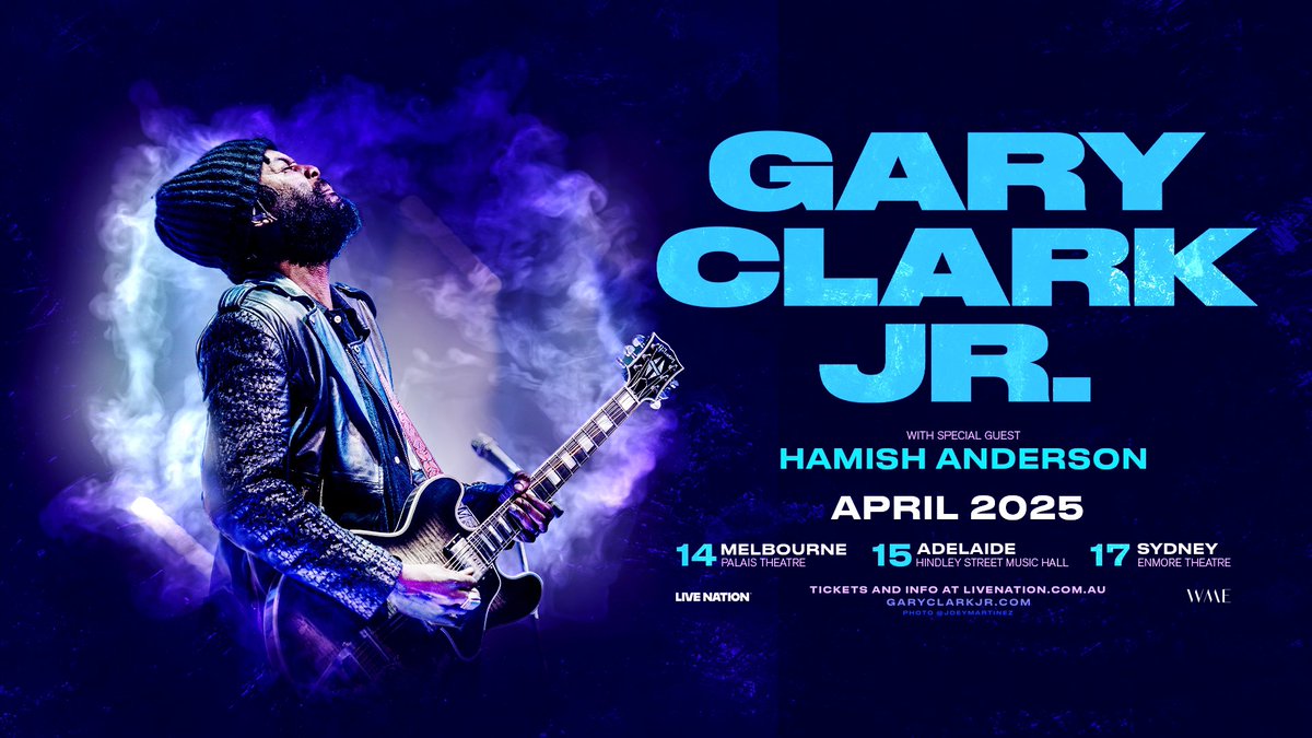 Hamish Anderson (@hamishkanderson) on Twitter photo THIS MONTH!
April, let’s do this 👊- see you in a couple weeks time out on the road in Australia with <a href="/GaryClarkJr/">Gary Clark Jr</a> 🎸⚡️🎸⚡️🎸
#tour #garyclarkjr #livemusic #australia #hamishanderson THIS MONTH!
April, let’s do this 👊- see you in a couple weeks time out on the road in Australia with <a href="/GaryClarkJr/">Gary Clark Jr</a> 🎸⚡️🎸⚡️🎸
#tour #garyclarkjr #livemusic #australia #hamishanderson