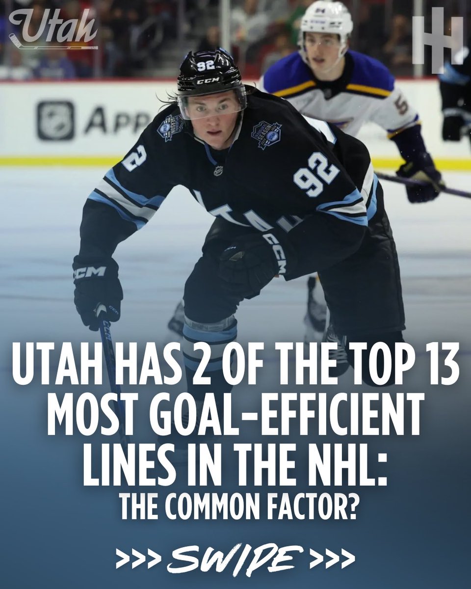 wolfeynhlutah's tweet photo. Logan Cooley is a key factor in two of the most efficient goal-scoring lines in the entire NHL.🔥

Oh yeah… and he’s 20 years old.👀

#utahhockeyclub #nhl #nhlnews #hockeynews #utahhockey #nhlhockey #logancooley #cooley #UtahHC https://t.co/sKVDp3o2Fj