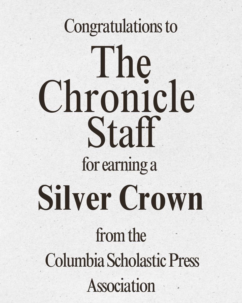 Clark Journalism (@clarkpub) on Twitter photo Congratulations to The Chronicle staff for earning a Silver Crown from the Columbia Scholastic Press Association. Students showed outstanding work in writing, design, and photography. This is Clark journalism’s 12th Crown from CSPA. <a href="/NISDClark/">Tom C. Clark HS</a> Congratulations to The Chronicle staff for earning a Silver Crown from the Columbia Scholastic Press Association. Students showed outstanding work in writing, design, and photography. This is Clark journalism’s 12th Crown from CSPA. <a href="/NISDClark/">Tom C. Clark HS</a>