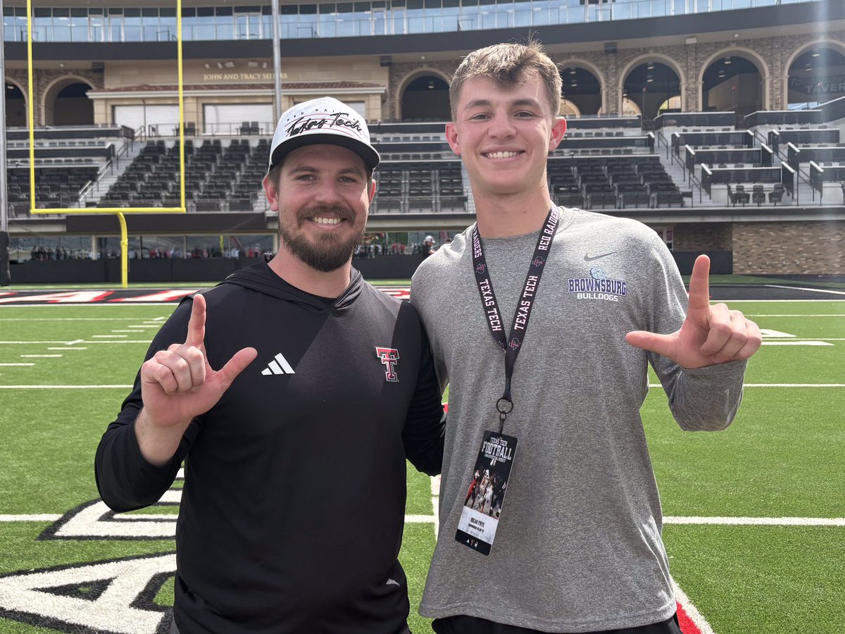 Incredible visit to <a href="/TexasTechFB/">Texas Tech Football</a>. Super impressed with <a href="/JoeyMcGuireTTU/">Joey McGuire 🌵</a>, the <a href="/TexasTechFB/">Texas Tech Football</a> staff, and the new facilities. It’s clear they are building something special in Lubbock🌵. Looking forward to being back this summer.

<a href="/JKimbleTTU/">Jackson Kimble 🌵</a> <a href="/Coach_Martin34/">Dave Martin 🌵</a> <a href="/ShelbypSaul/">Shelby Saul</a>