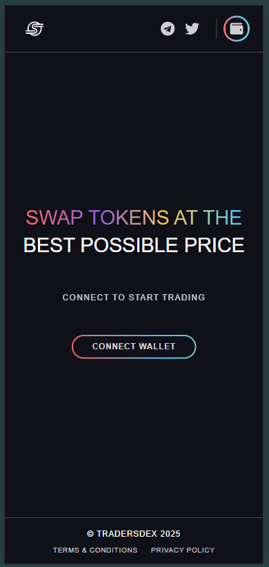 We're in the final stages of perfecting a streamlined interface designed for professional and on-the-go trading.

Thank you for your patience and continued support as we put the finishing touches on this app. 

Stay tuned for more updates!
Tradersdex Team

#tradersdex #crypto