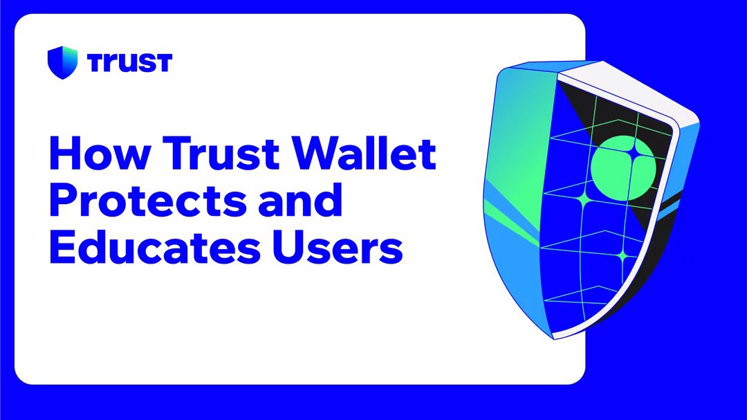 TrustWallet's tweet photo. Everyone knows safety and security are important in crypto. 

Trust Wallet is focusing on how we can make crypto safer for everyone. 

Here’s how 👇
https://t.co/D0MxggjnJm https://t.co/zs2T5aCH3J