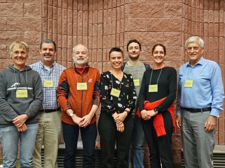 Just over 4 years ago, I co-organised with Elisa Fadda an <a href="/aaas/">AAAS</a> online meeting session on "Complex Glycans in Coronavirus Biology". Last week at #GRCGlycobiology2025 most of the team was physically present - speakers, chair and respondents - so we got a photo taken!
Jim Paulson