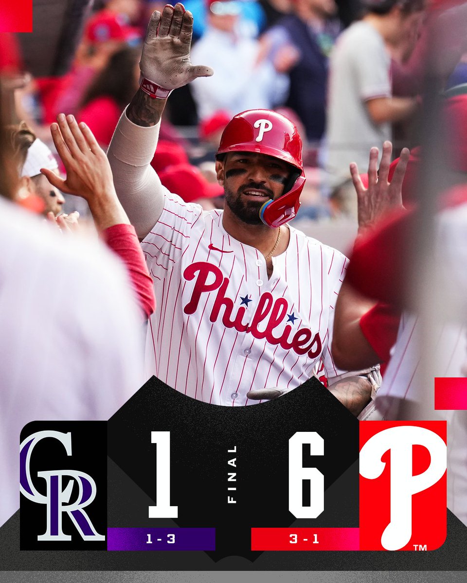 The <a href="/Phillies/">Philadelphia Phillies</a> smash three homers to win their 2025 home opener.