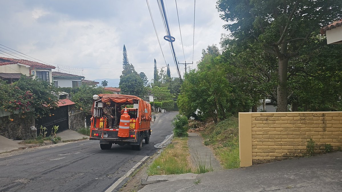 chepiuxdiaz's tweet photo. Favor CONTINUAR el buen servicio señores AES el salvador @AESElSalvador ayer domingo 30 MARZO uds podaron  árboles  abajo escuela panamericana (pasaje union,  el carmen , escalon) /  hasta hoy lunes 31 marzo NO  regresa AES que prometió no dejar SUCIO/   @PROCIVILSV @alcaldia_ss https://t.co/VrmscQEdnR