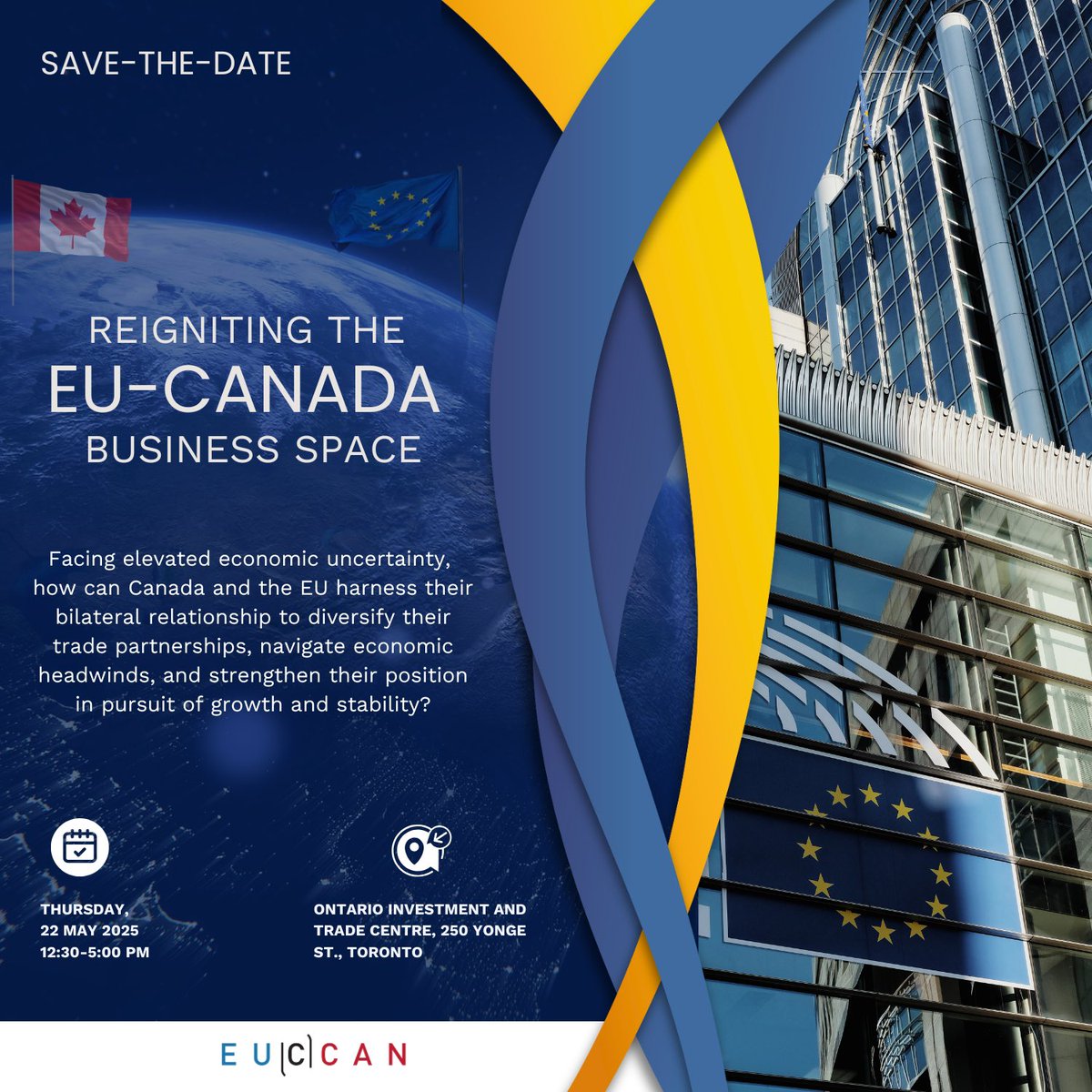 Danish Canadian Chamber of Commerce (@danishcanadianc) on Twitter photo Save the date !
#EUCanada
Interested in being involved??
Contact as at info@dccc.ca Save the date !
#EUCanada
Interested in being involved??
Contact as at info@dccc.ca