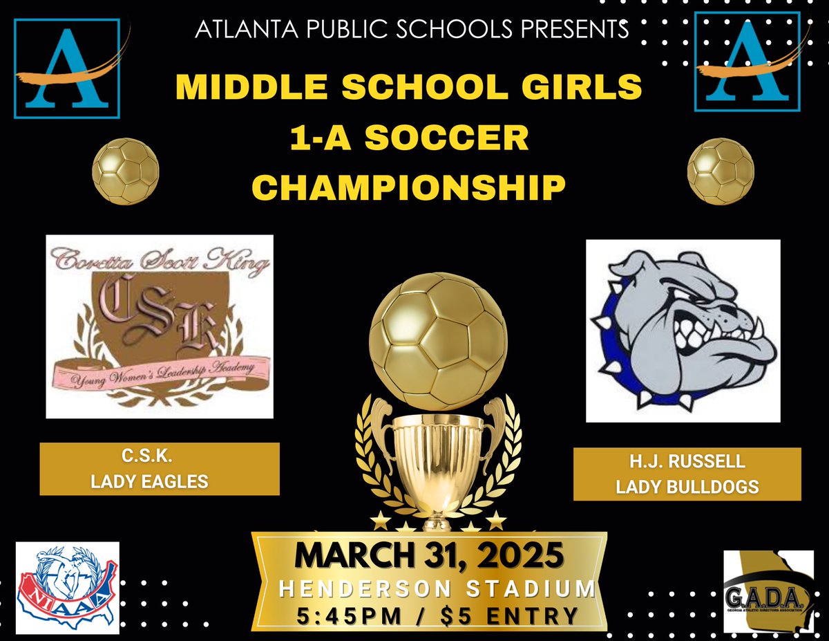 JacksonQue4's tweet image. It’s a great night for soccer in @APSAthletics70 !! @aps_cskywla vs @APSHJRUSSELL in our girls match and @apsLongms vs @WestsideATLChar in our boys match! #CanWeKickIt @CVCollier_AD @Robwil1911