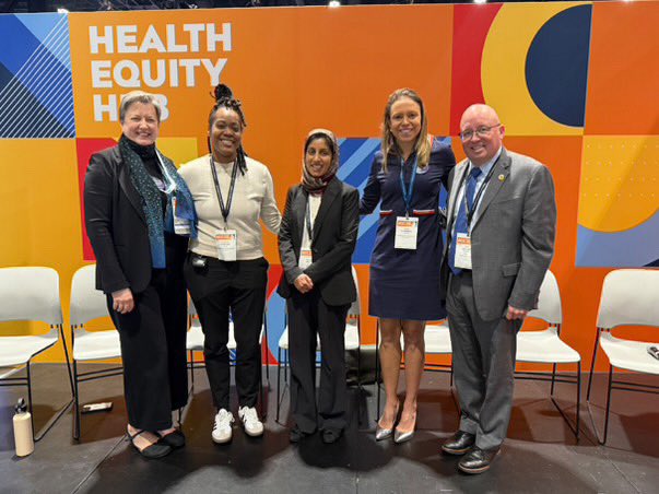 KadijahPorterMD's tweet image. Incredibly grateful for the platform to share our research on SOGIE data collection and to be on panels/discussions about the important work of diversity and equity w/in ACC. Special shout out to my mentors @stephencookmd THEE @MelvinEchols9 and the biggest boss @HFnursemaghee