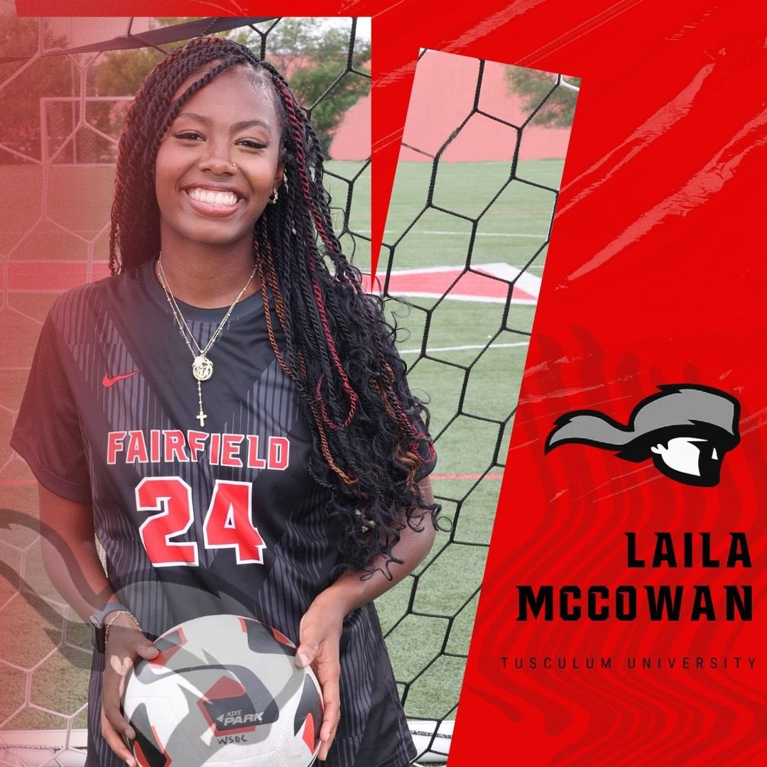 Fairfield High School Women's Soccer (@fhs_indianswsoc) on Twitter photo Congratulations to Laila McCowan, for committing to play soccer at <a href="/TusculumSports/">Tusculum Pioneers</a>! We can’t wait to watch you compete at the next level! Congratulations to Laila McCowan, for committing to play soccer at <a href="/TusculumSports/">Tusculum Pioneers</a>! We can’t wait to watch you compete at the next level!