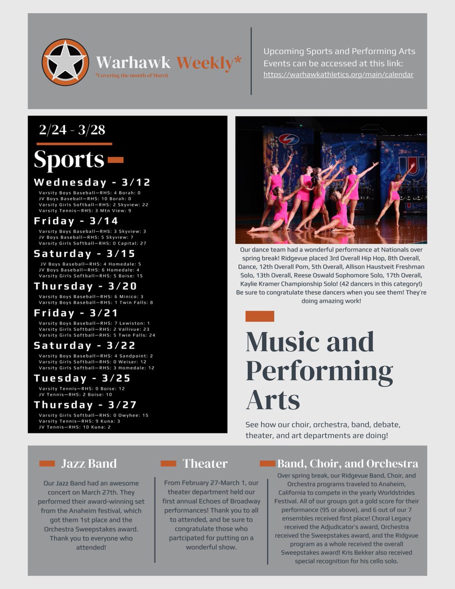 Ridgevue Warhawks (@ridgevuewarhawk) on Twitter photo 