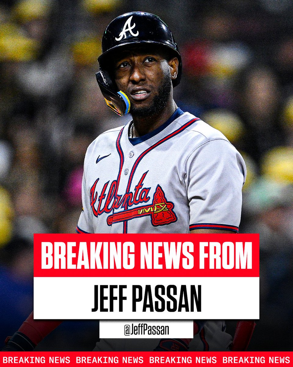 SportsCenter (@sportscenter) on Twitter photo Breaking: Atlanta Braves outfielder Jurickson Profar is being suspended 80 games for violating MLB's PED policy, sources confirmed to <a href="/JeffPassan/">Jeff Passan</a>.
Get breaking news alerts from Jeff Passan through the ESPN app: spr.ly/6015FTgRD Breaking: Atlanta Braves outfielder Jurickson Profar is being suspended 80 games for violating MLB's PED policy, sources confirmed to <a href="/JeffPassan/">Jeff Passan</a>.
Get breaking news alerts from Jeff Passan through the ESPN app: spr.ly/6015FTgRD