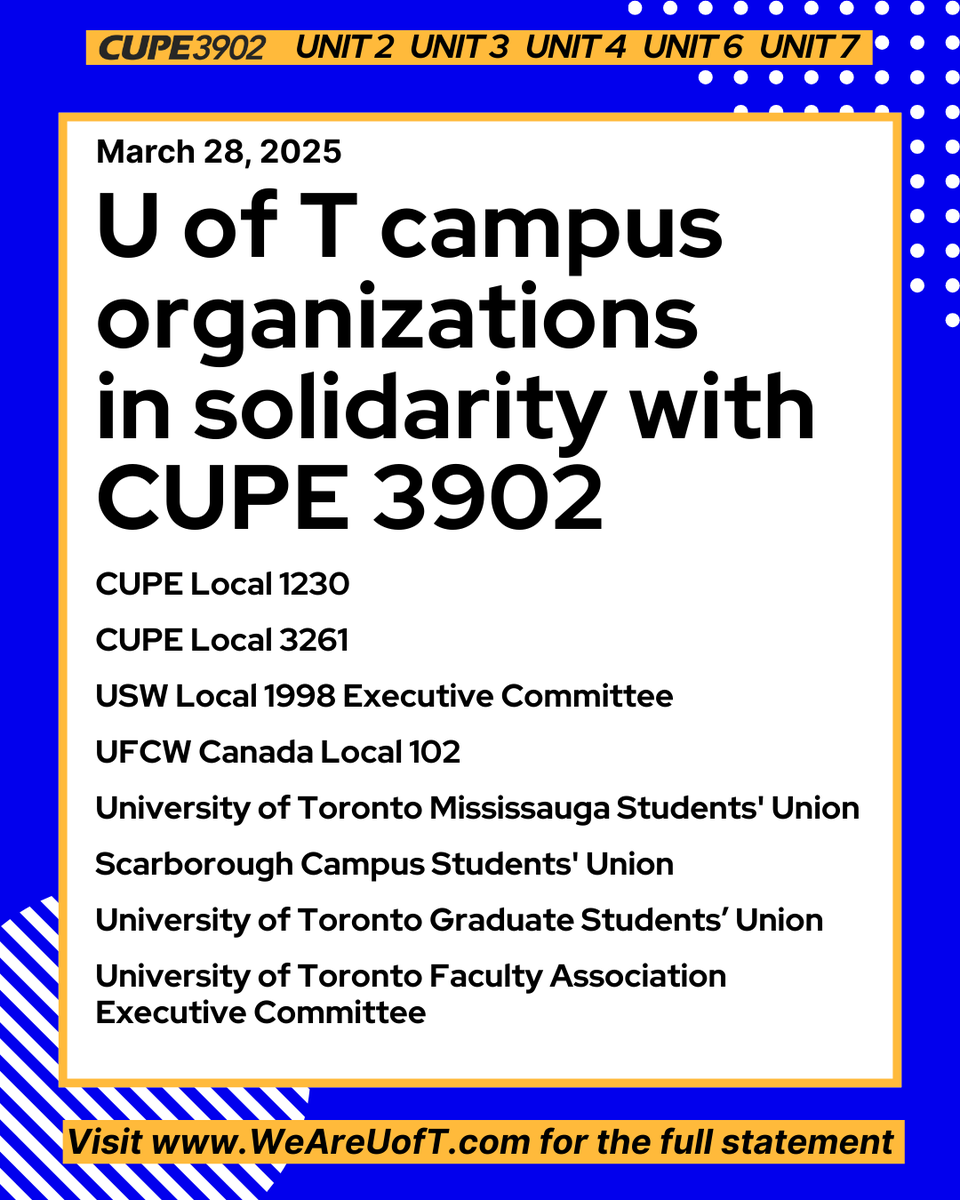 CUPE 3902 tweet media