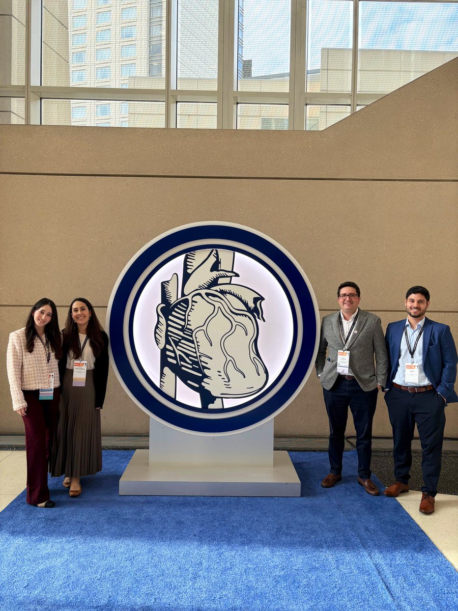 Juliana Pérez Pinzón, MD (@julianaperezp25) on Twitter photo It’s a wrap! Thrilled to have presented our work again this year at #ACC25 🫀⚡️Always grateful for the opportunity to learn and to connect with new friends, future colleagues, and mentors. Until next time, Chicago!
<a href="/BidmcCvi/">BIDMC CVI</a> <a href="/IRI_program/">International Research Initiative</a> <a href="/tung_patricia/">Patricia Tung</a> It’s a wrap! Thrilled to have presented our work again this year at #ACC25 🫀⚡️Always grateful for the opportunity to learn and to connect with new friends, future colleagues, and mentors. Until next time, Chicago!
<a href="/BidmcCvi/">BIDMC CVI</a> <a href="/IRI_program/">International Research Initiative</a> <a href="/tung_patricia/">Patricia Tung</a>