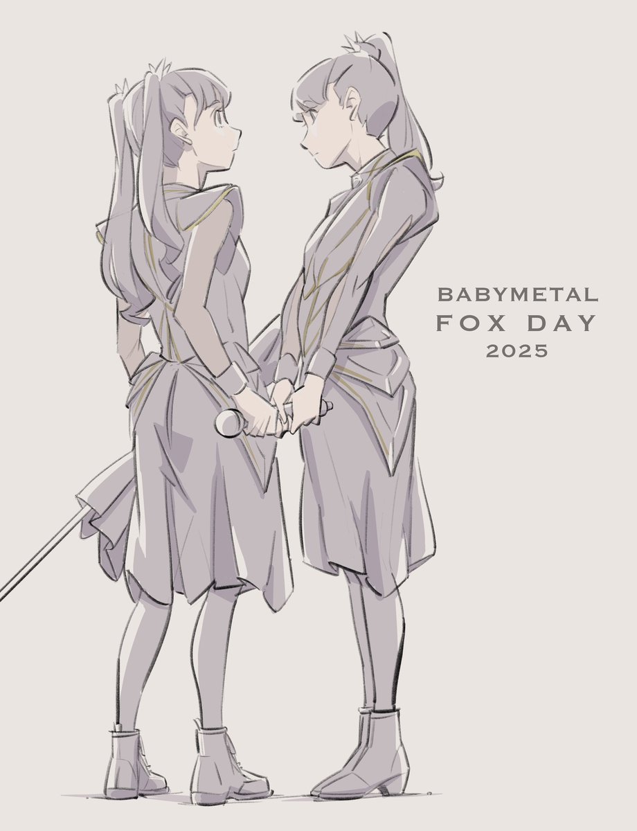 aquaticmetal's tweet image. #FOXDAY 
#babymetal_fanart