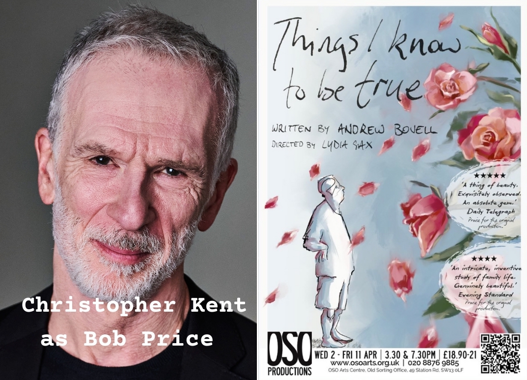 Delighted to be opening this week <a href="/OSOArtsCentre/">OSO Arts Centre</a>, the Theatre on Barnes Pond, SW13 0AF, 2-11 April in brilliant Aussie play Things I Know To Be True by Andrew Bovell (Strictly Ballroom). Several perfs already sold out. Grab remaining🎟️ here: osoarts.ticketsolve.com/ticketbooth/sh…