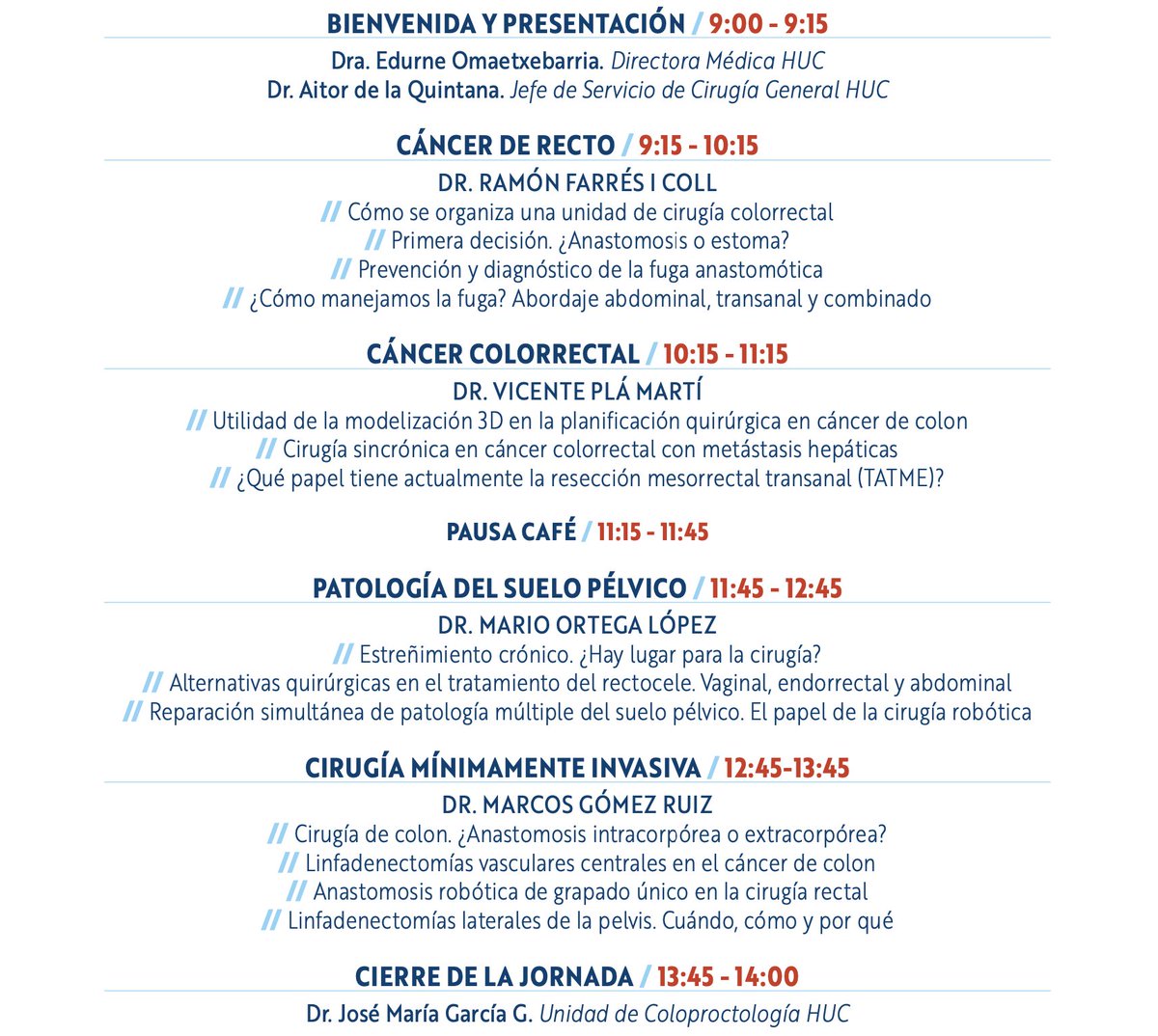Vicente Pla Marti (@vicenteplamarti) on Twitter photo V Foro de Expertos, Coloproctología, <a href="/OSIEECruces/">OSI EEC - Hospital Universitario Cruces</a>
Agradecido a Jose Mari García Gonzalez y a todo el equipo de coloproctología por la invitación a esta magnífica jornada y por su hospitalidad. V Foro de Expertos, Coloproctología, <a href="/OSIEECruces/">OSI EEC - Hospital Universitario Cruces</a>
Agradecido a Jose Mari García Gonzalez y a todo el equipo de coloproctología por la invitación a esta magnífica jornada y por su hospitalidad.