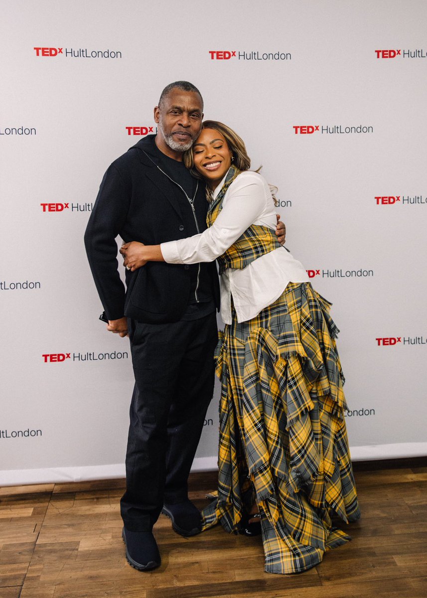 2019: I quit my job to focus full time on my brand, my dad surprised me at a market stall where I was selling merch 

2025: I’ve just achieved a monumental moment in my career and my dad was there to watch me give my TED Talk 

I truly won the lottery thank you God