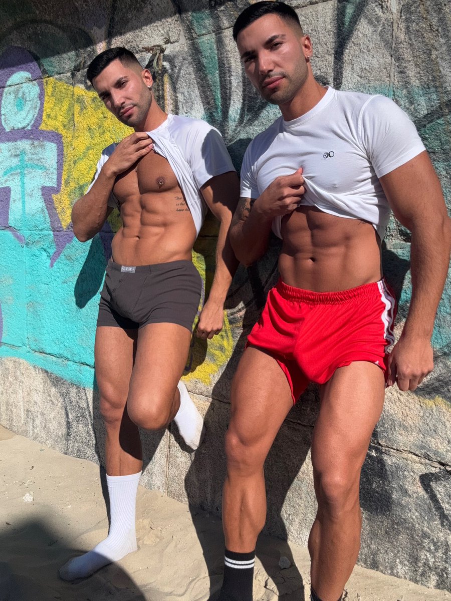 ONLY NOW 
SUBSCRIBE AND GET 40% OFF at our Page. 

If you like fit twins like us, you won’t regret it 😋🙂‍↔️