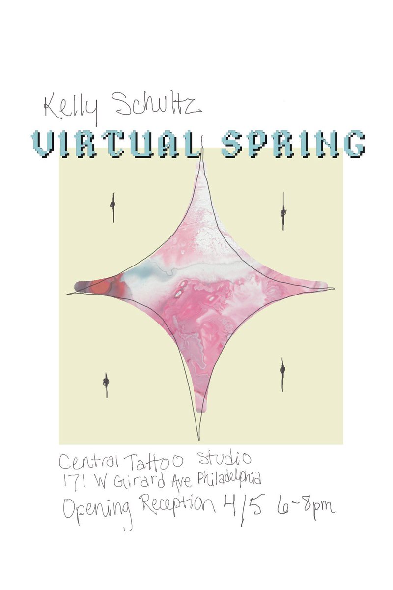 brandonpagano's tweet photo. My GF @kellybeeeans has an art show reception in Fishtown at Central Tattoo. Saturday 4/5 from 6pm - 8pm. 

Hasan Piker approved. 

Come through if you can https://t.co/foh9UPA4Lo