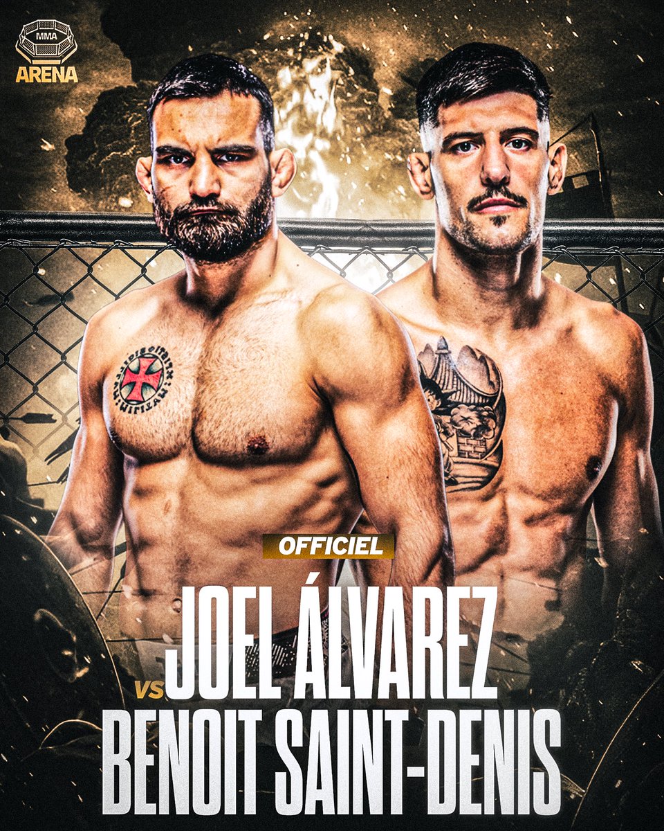 🚨 𝗖’𝗘𝗦𝗧 𝗢𝗙𝗙𝗜𝗖𝗜𝗘𝗟 𝗗𝗘𝗦𝗢𝗥𝗠𝗔𝗜𝗦 🚨

🇫🇷 BSD 🆚 JOEL ALVAREZ 🇪🇸 SUR LA CARTE DE L’#UFC315 À MONTRÉAL 🇨🇦

📅 : 10 Mai 2025 

ON Y VAAAAA 🧨⚔️