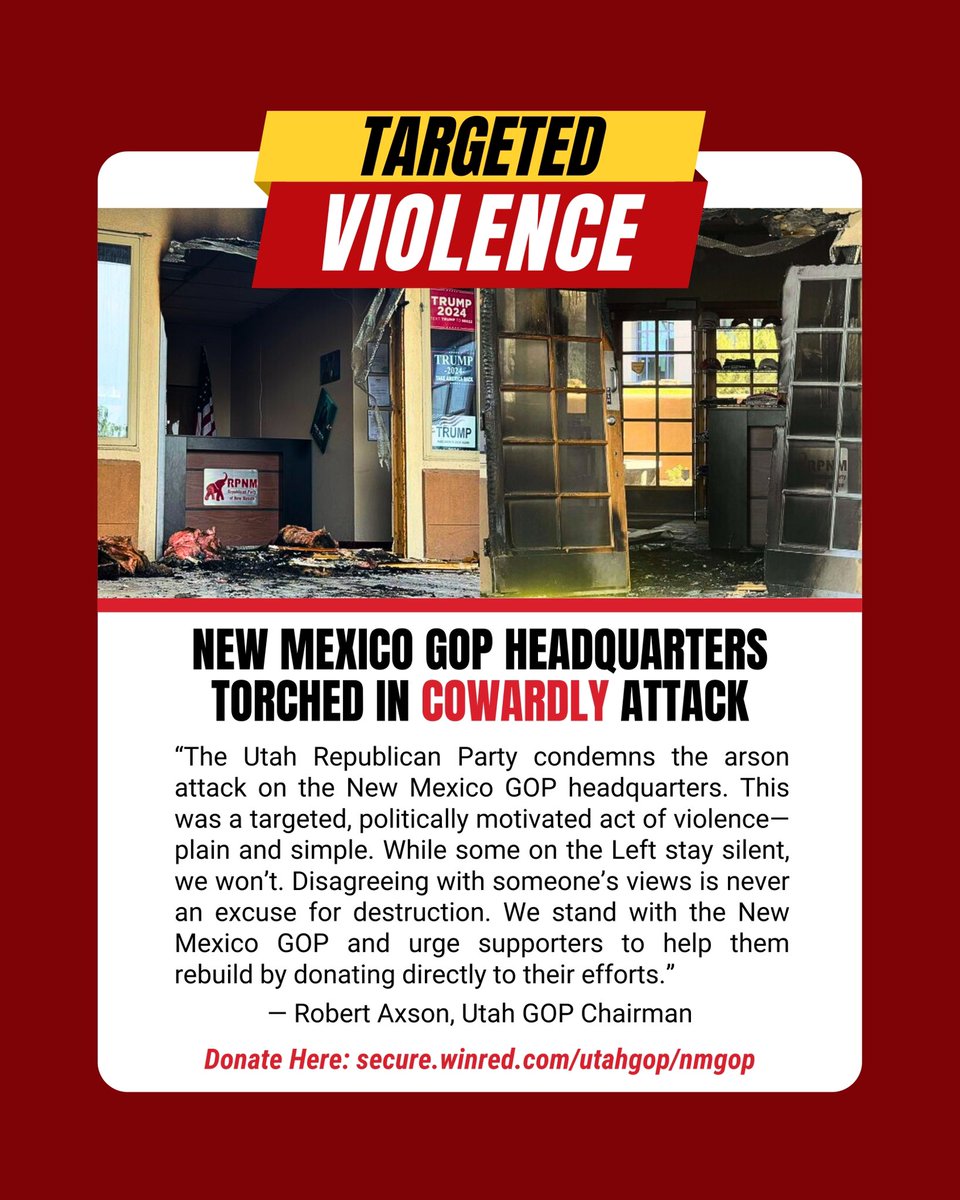 UtahGOP's tweet image. Donate Here: secure.winred.com/utahgop/nmgop