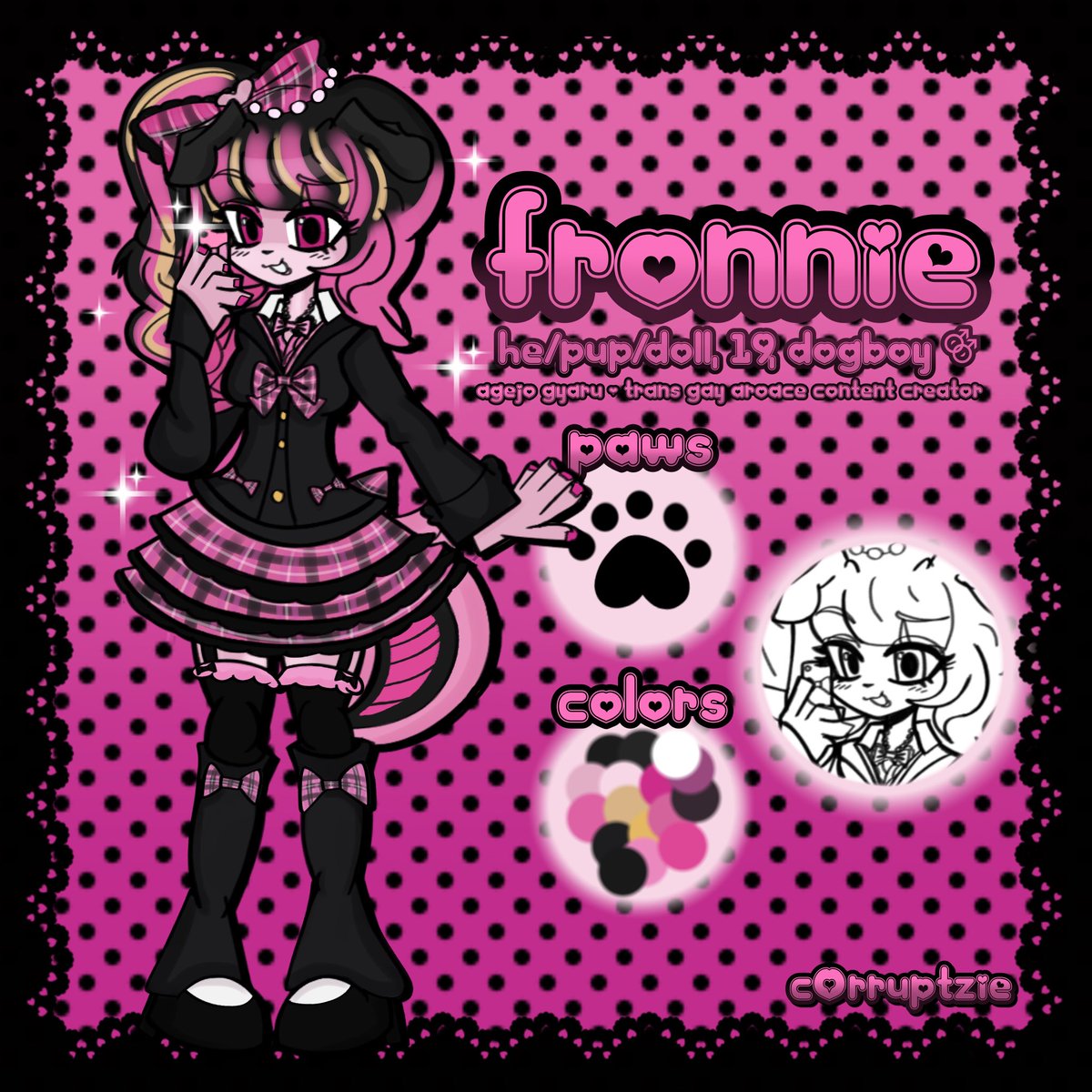 c0rruptzie's tweet image. ⋆ ˚｡⋆୨♡୧⋆ ˚｡⋆

hiii i’m fronnie, content creator, artist, writer, va, director and selfshipper ٩(ˊᗜˋ*)و ♡ welcome to my page! 〜♫💗

❤︎ c0rruptzie.straw.page 🍩
❤︎ c0rruptzie.crd.co 🧁 

⋆ ˚｡⋆୨♡୧⋆ ˚｡⋆
