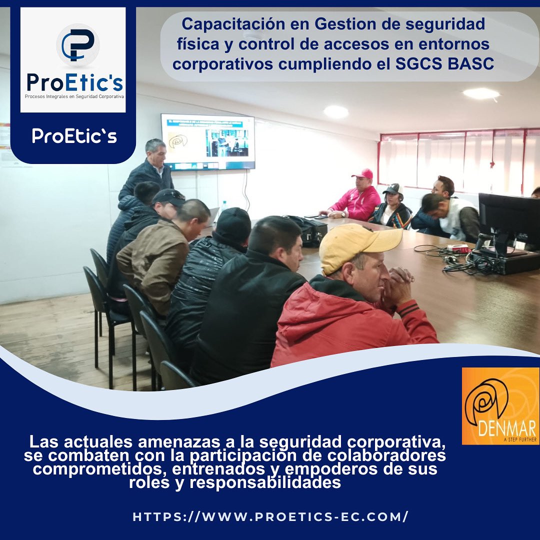 pcerda70's tweet photo. 🌐#ProEtic’s Capacita a tu equipo para enfrentar las amenazas del crimen organizado, secuestros, extorsiones, colocación de explosivos y contaminación de la carga. Nuestros servicios de capacitación en seguridad integral te ayudan a proteger tu negocio y a tus empleados. https://t.co/ttzKbJpiuI