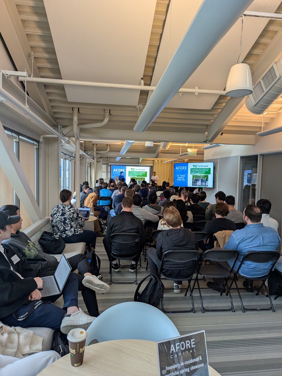 6th @AforeVC founder-in-residence showcase!! Humbling to be surrounded by such incredible founders �
