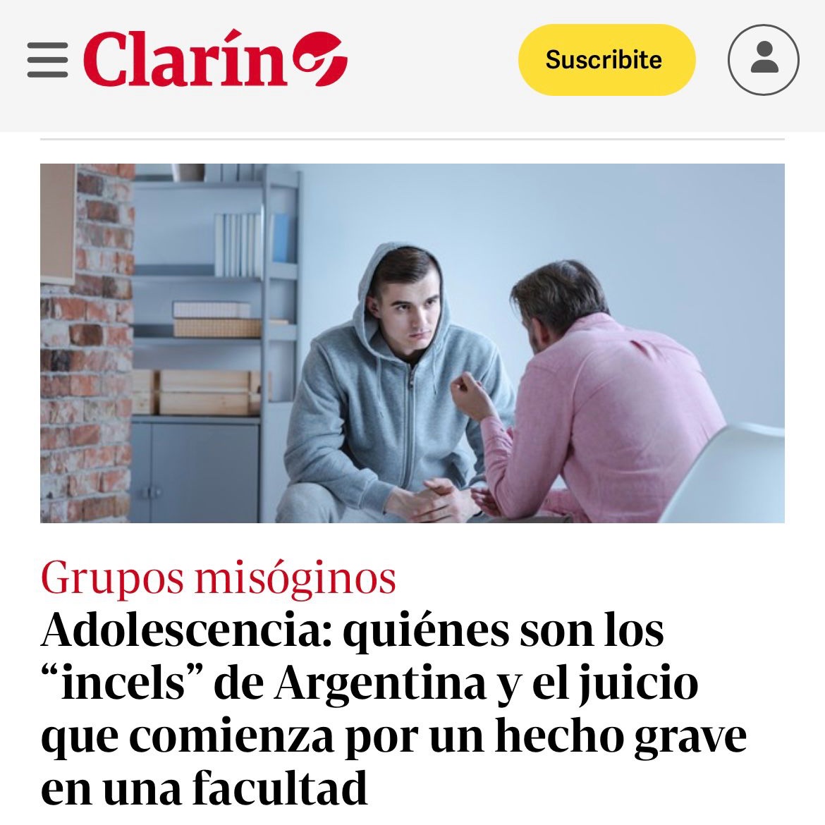 Si viste la serie #Adolescencia, no podés perderte esta nota en la que, desde #OCEDIC, fuimos consultados por <a href="/clarincom/">Clarín</a> como referentes sobre la subcultura #Incel 👉 micuenta.clarin.com/u/login/identi…

#OCEDICenlosmedios