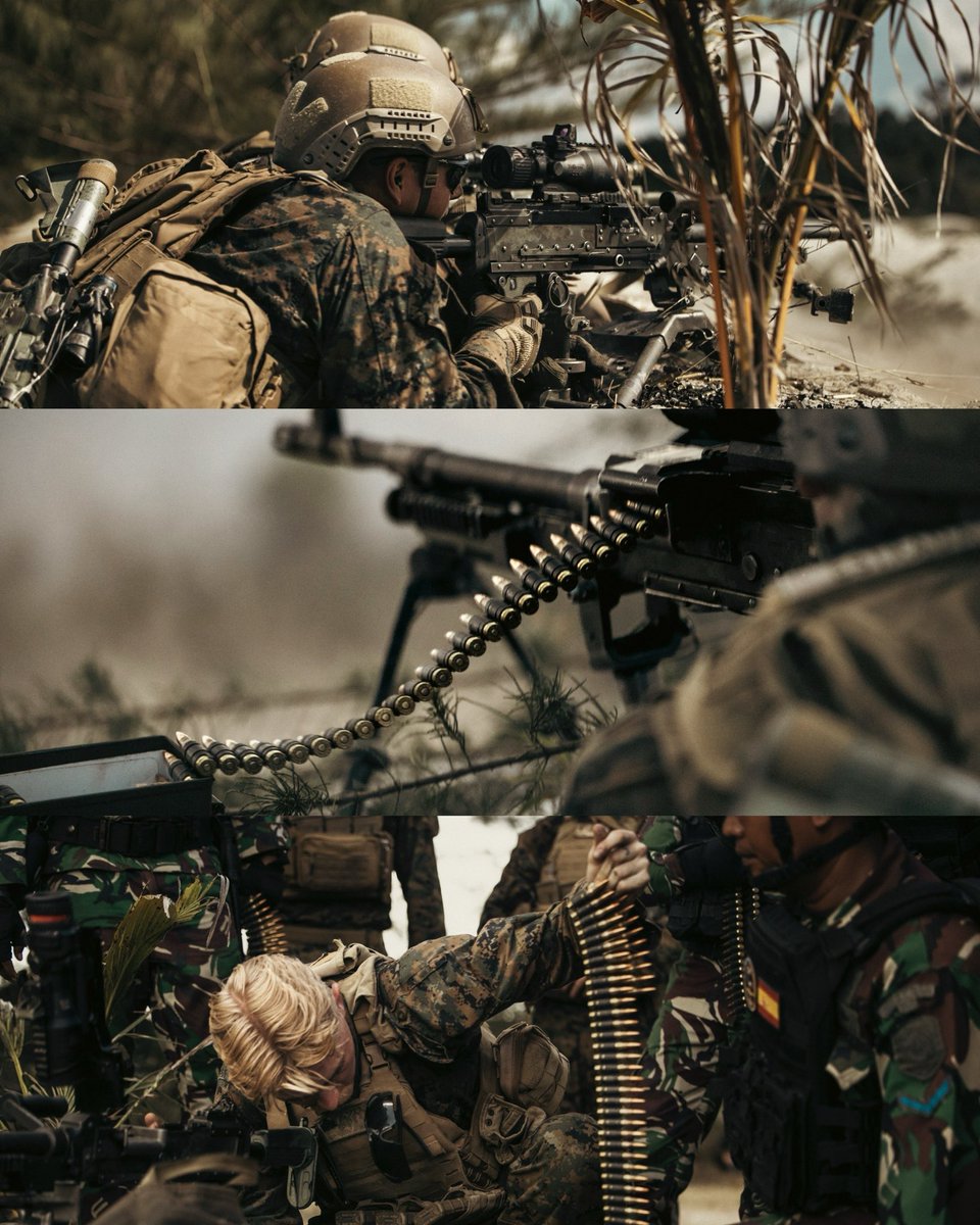0331s 🤝 MRF-SEA

Throughout our deployment, machine gunners from 2nd Bn., 7th Marines and 1st Bn., 5th Marines, <a href="/1st_Marine_Div/">1st Marine Division</a>, attached to MRF-SEA for exercises Keris MAREX in Indonesia &amp; Valiant Mark 25 in Singapore.