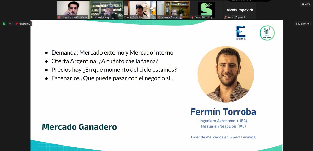 Si todavía no se sumaron, estan a tiempo, arranca <a href="/fertorroba/">Fermín Torroba</a> con el contexto del mercado ganadero!
us02web.zoom.us/j/81907647329?…
