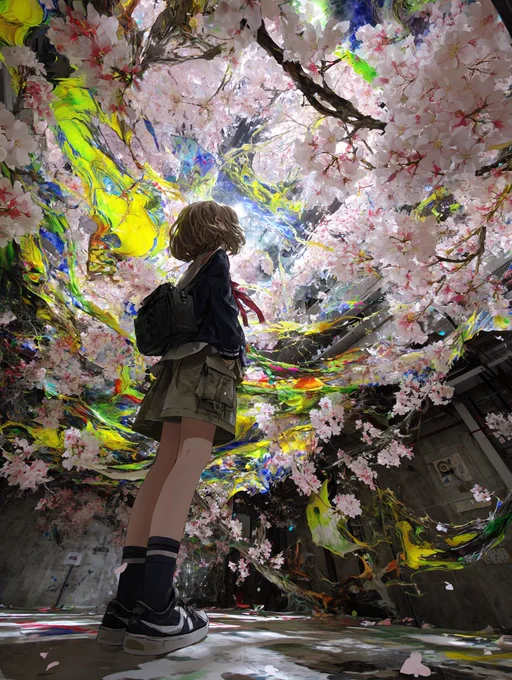 異世界へ誘う桜道 