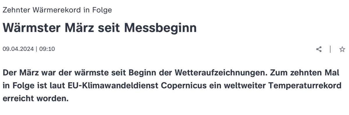 Jeden Monat ein neuer schrecklicher Rekord. 🌍
Jeden Tag neue Gründe, für konsequenten Klimaschutz zu kämpfen.
Jeden Tag ein neuer Grund unsere Petition zum Erhalt des Green Deal zu unterstützen: ✍🏻⬇️
action.wemove.eu/sign/2025-02-s…
