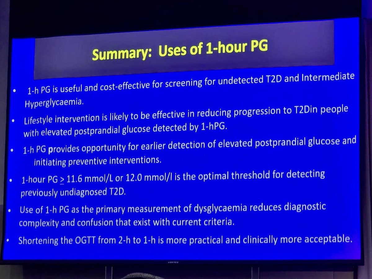 Dr. Alice Cheng (@aliceyycheng) on Twitter photo 1 hour post 75g OGTT to determine “intermediate hyperglycemia” if >-=8.6 mmol\L and diabetes if >=11.6 mmol/L. New <a href="/IntDiabetesFed/">Int. Diabetes Fed.</a> diagnostic criteria #IDF2025 what do you think about this?? 1 hour post 75g OGTT to determine “intermediate hyperglycemia” if >-=8.6 mmol\L and diabetes if >=11.6 mmol/L. New <a href="/IntDiabetesFed/">Int. Diabetes Fed.</a> diagnostic criteria #IDF2025 what do you think about this??