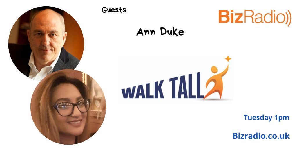 With me &amp; <a href="/Diamond1Julie/">Julie Edinburgh</a> on todays #BBunker Radio Show our guest is 

Ann Duke CEO <a href="/walktallvillage/">Walk Tall</a> 

Live 1pm  here bizradio.co.uk