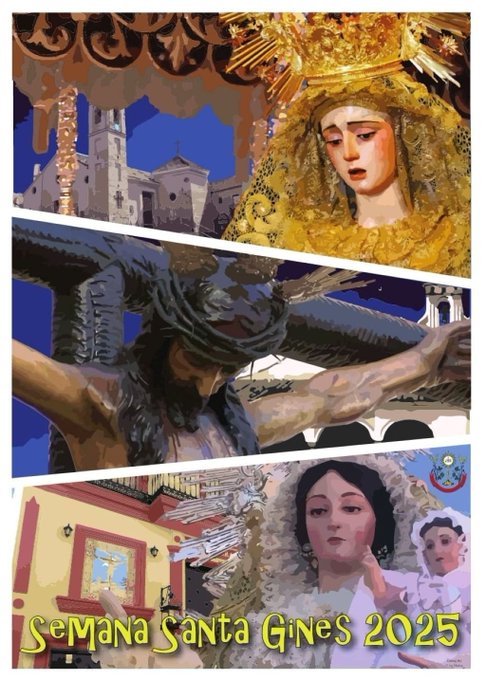 Horario e Itinerarios Semana Santa Gines (Sevilla) 2025