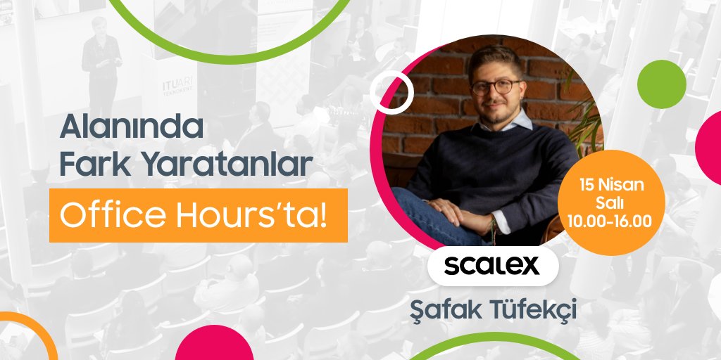 itumagnet's tweet image. İTÜ Magnetliler ve İTÜ Çekirdek Growth Programı girişimleri için sektörün uzmanları İTÜ Magnet’te!🧡

#OfficeHours görüşmelerimiz bu kez, ScaleX Ventures ekibinden Şafak Tüfekçi’nin katılımıyla gerçekleşecek! ⏰
