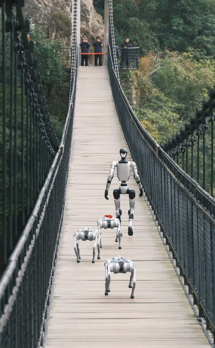 CulturalLingnan's tweet photo. City Life | Wearable #exoskeletons are lightweight #smart #devices designed to sense human movement and actively assist users, significantly reducing physical strain. For example, on the 7,000-step route from #Hongmen Gate to the Jade Emperor Peak of Mount Tai, using an exoskeleton can cut climbing time in half—from 3 hours to just 90 minutes. #citylife