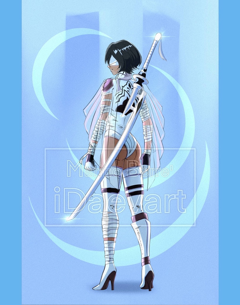 "Every Hero needs a Nemesis".
Number 2, Model P.
deviantart.com/idaevart/art/1…
I am cooking again but, meanwhile, I had to do also this version cause yes. #nier #NieRAutomata #yorha #2B