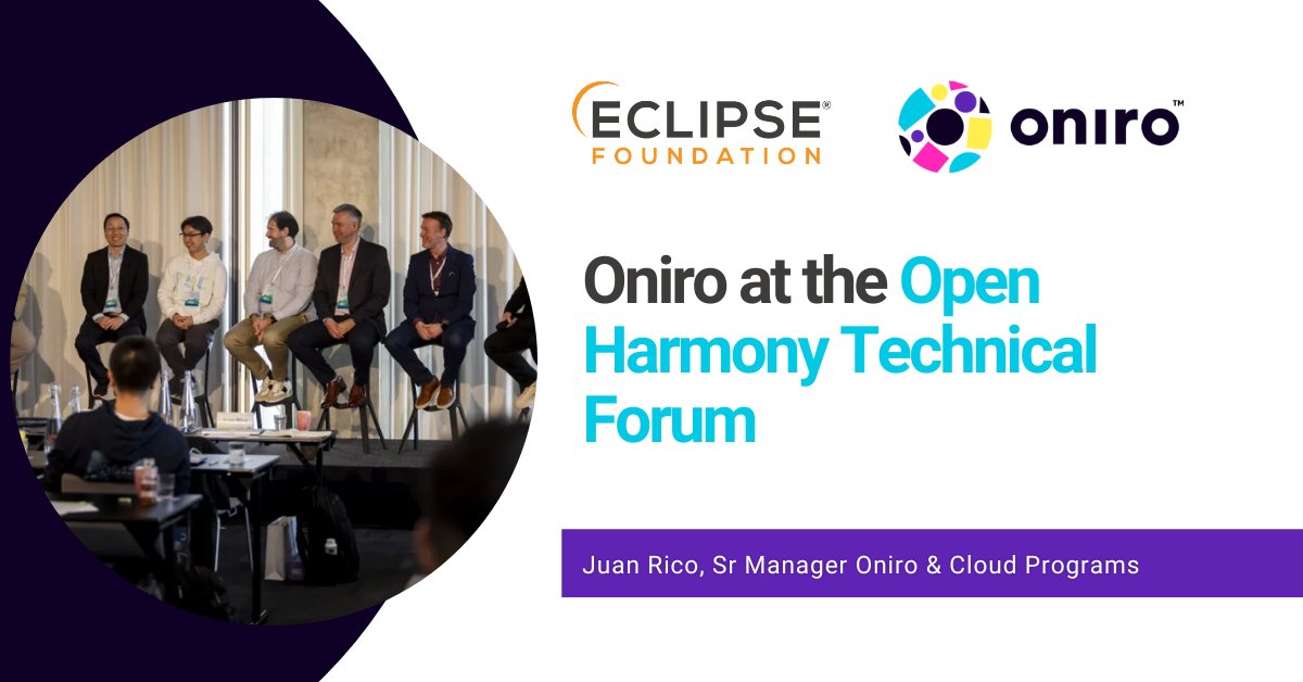🌍 At the first European OpenHarmony Technical Forum in Rotterdam, Oniro took centre stage. <a href="/j_rico_/">Juan Rico</a> highlighted how <a href="/Oniro_Project/">Oniro</a> and #OpenHarmony are tackling global connectivity challenges.

✨ Read more: hubs.la/Q03gjSY-0

#Oniro #opensource #EclipseFdn