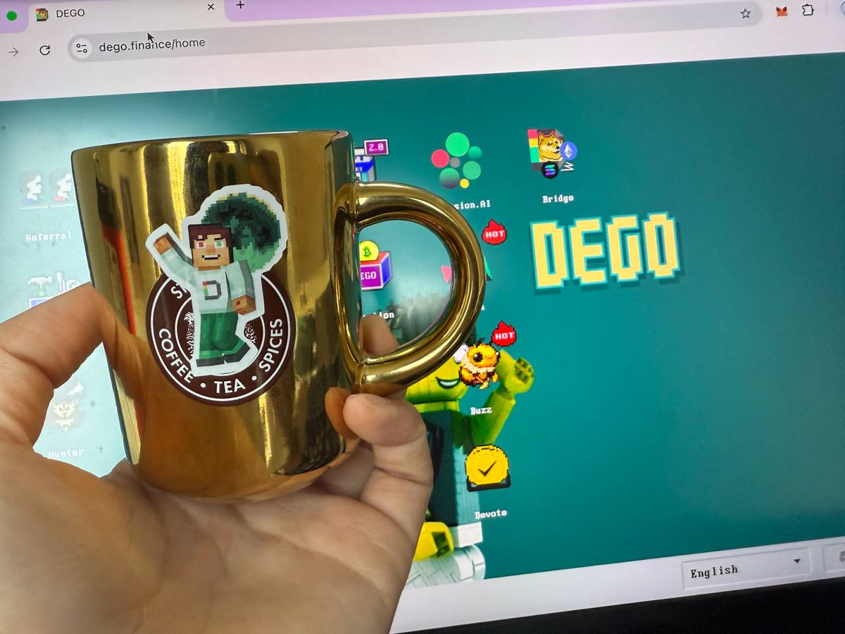 They said:
“Touch grass.”
I said:
“Touch #DEGO.”
☕️ GM.