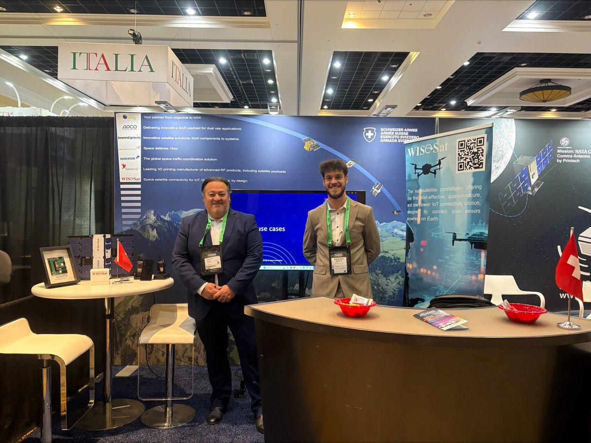 WISeKey's tweet image. Meet us at the 40th Space Symposium, Colorado Springs-booth 808 to discover how @WISeSatSpace is shaping a sovereign and secure space ecosystem using nanosatellite with a post-quantum secure chip
#SpaceSymposium #WISeSat #SpaceSecurity #SwissArmy #PostQuantum #CyberSecurity