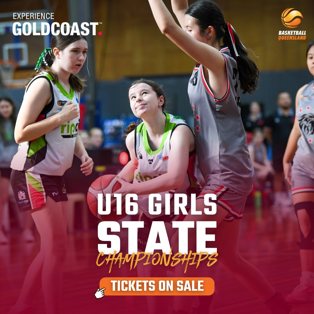 Basketball Queensland (@basketballqld) on Twitter photo ๐จ๐ญ๐ฒ ๐๐ถ๐ฟ๐น๐ ๐ฆ๐๐ฎ๐๐ฒ ๐๐ต๐ฎ๐บ๐ฝ๐ | ๐ง๐ถ๐ฐ๐ธ๐ฒ๐๐ถ๐ป๐ด ๐
Have you got your tickets yet for the Under 16 Girls State Champs? They tip off this Logan! Head to the BQ Championship Hub for more information.
โน๏ธ bit.ly/U16GSC | #ExperienceGoldCoast ๐จ๐ญ๐ฒ ๐๐ถ๐ฟ๐น๐ ๐ฆ๐๐ฎ๐๐ฒ ๐๐ต๐ฎ๐บ๐ฝ๐ | ๐ง๐ถ๐ฐ๐ธ๐ฒ๐๐ถ๐ป๐ด ๐
Have you got your tickets yet for the Under 16 Girls State Champs? They tip off this Logan! Head to the BQ Championship Hub for more information.
โน๏ธ bit.ly/U16GSC | #ExperienceGoldCoast