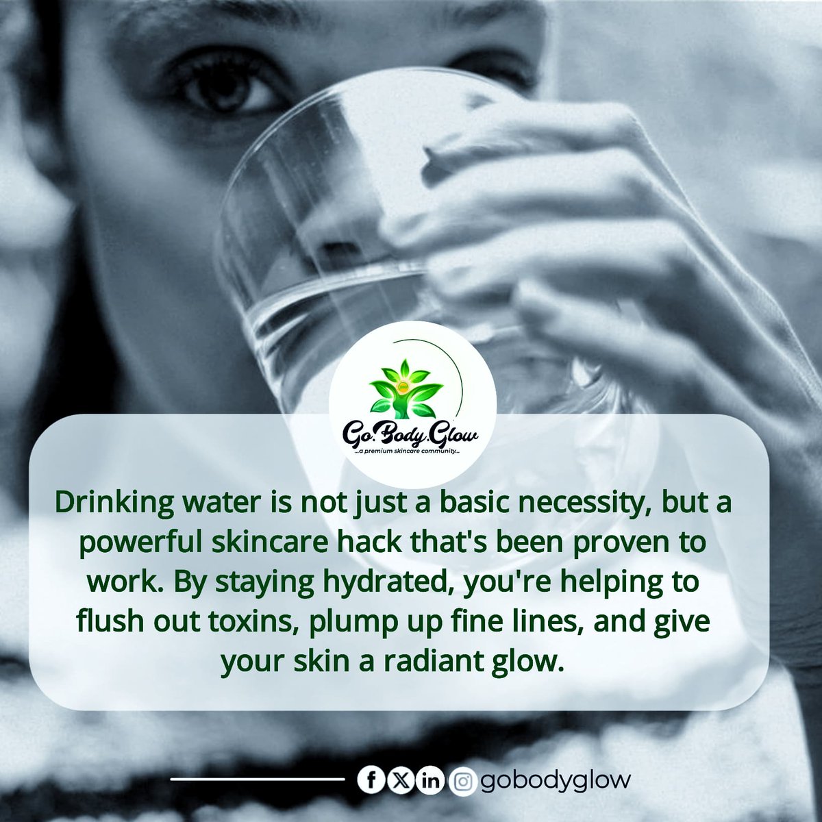 gobodyglow's tweet image. Your skincare routine isn’t complete until you drink your water.

Glow from within, not just your serum bottle. 💦

#SkincareTips #HydrationHack #GoBodyGlow