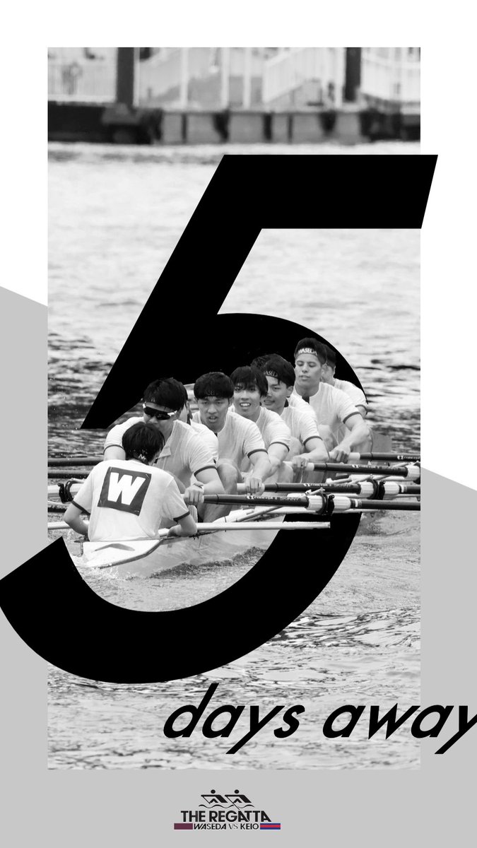 #早慶レガッタ まであと5日！

#早慶戦 #早慶レガッタ #早稲田 #慶應
#春から早稲田 #春から慶應
#隅田川 #浅草 #ボート
