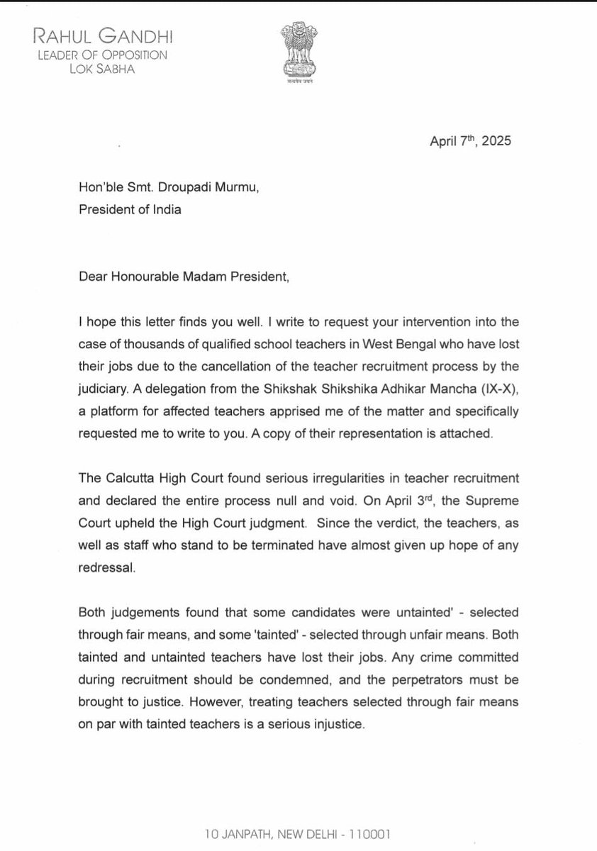 Rahul Gandhi tweet media
