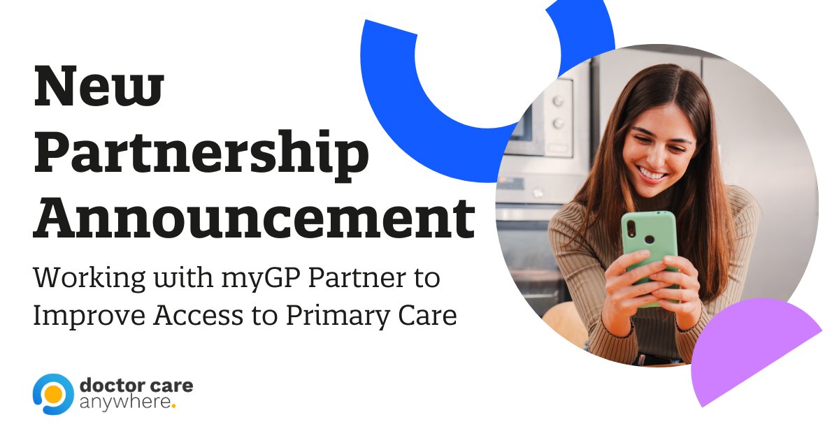 🎉 We’re excited to partner with myGP, launching this summer! myGP users who are unable to secure an NHS GP appointment will now have the option to book a consultation with a private clinician from DCA directly through the myGP app.

👉 Investor Hub:ow.ly/umX850VvTUu