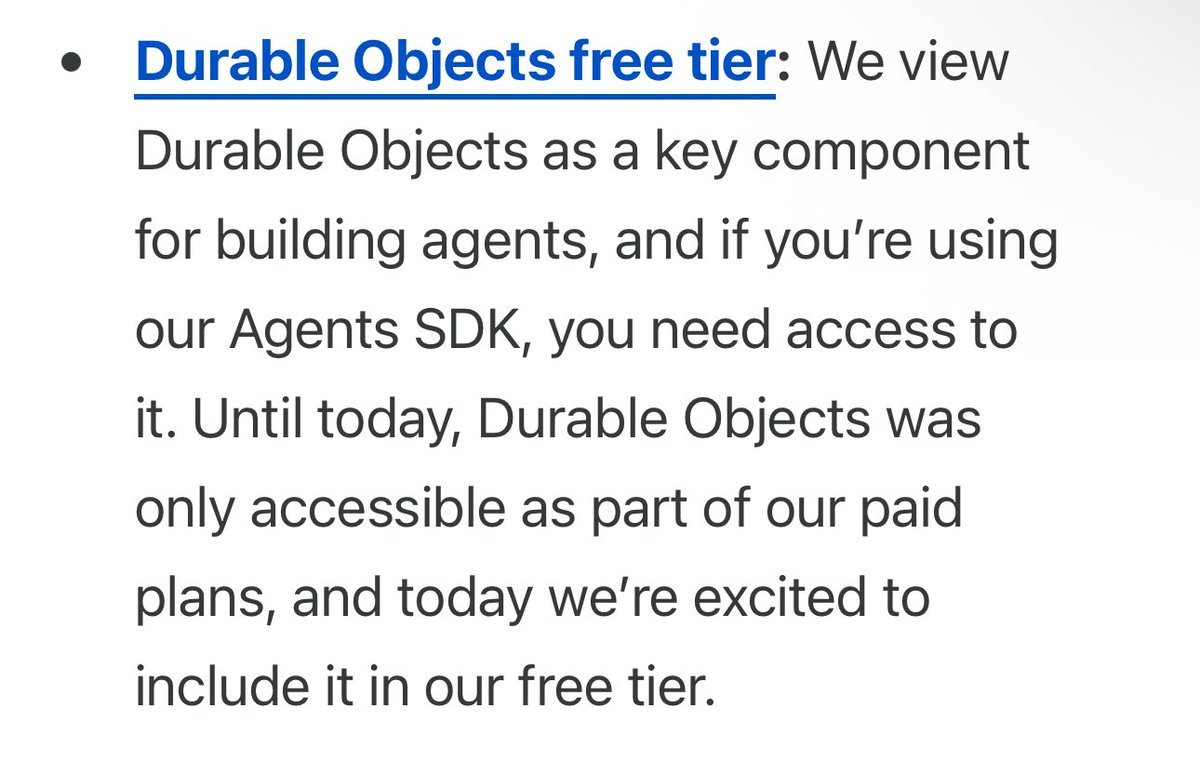 TinyBase (@tinybasejs) on Twitter photo In case you missed it, DurableObjects are now free!
Which means that using TinyBase with <a href="/Cloudflare/">Cloudflare</a> is not only the easiest way, but now also the _cheapest_ way to build a a realtime app with a local-first sync-engine - and even collaboration.
So awesome! In case you missed it, DurableObjects are now free!
Which means that using TinyBase with <a href="/Cloudflare/">Cloudflare</a> is not only the easiest way, but now also the _cheapest_ way to build a a realtime app with a local-first sync-engine - and even collaboration.
So awesome!