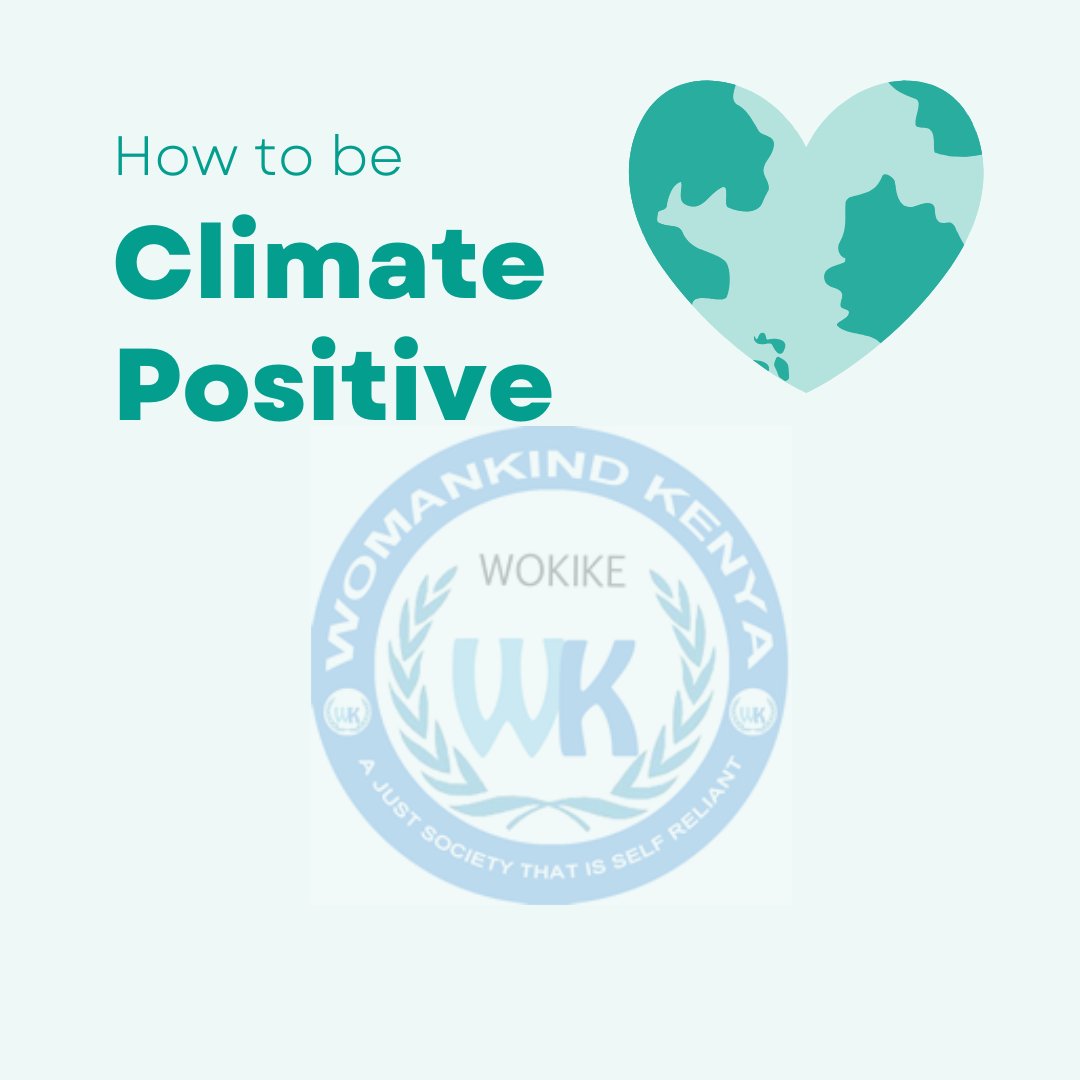 WomankindKenya's tweet image. 🌍 Want to go beyond neutral? Be climate positive.
✅ Reduce emissions
✅ Restore ecosystems
✅ Support clean energy
✅ Invest in climate-smart choices
Your actions matter. Let's give back more than we take. 💚 #ClimatePositive #ActOnClimate #Sustainability